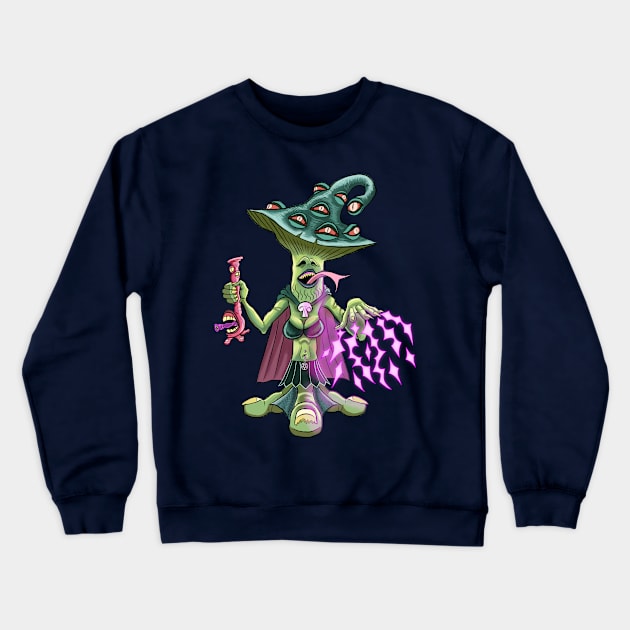 Magic Mushroom Crewneck Sweatshirt by funny_fuse